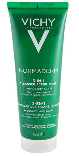 Vichy Normaderm Cleanser 3-in-1 Acne Treatment
