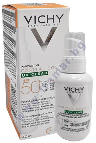 Vichy Capital Soleil UV-Clear Anti-Imperfections Fluid SPF 50+